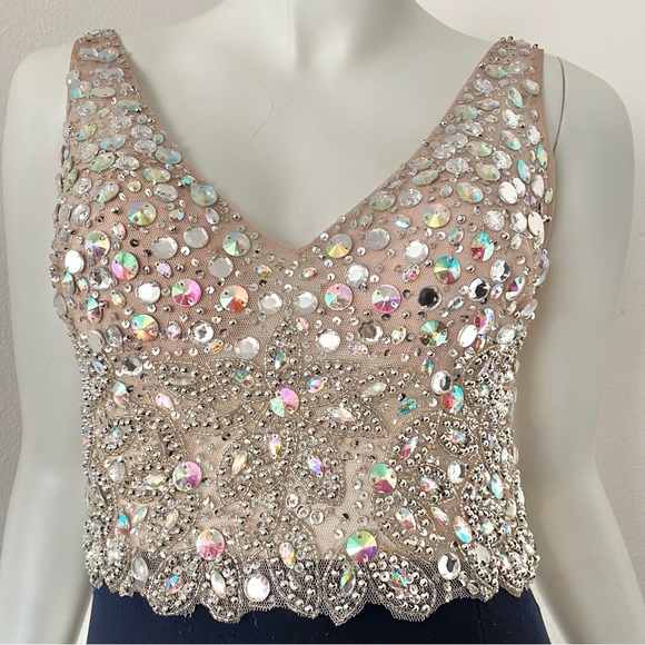 PROM Blondie Nites by Stacy Sklar Jewel Top Gown - Picture 3 of 7